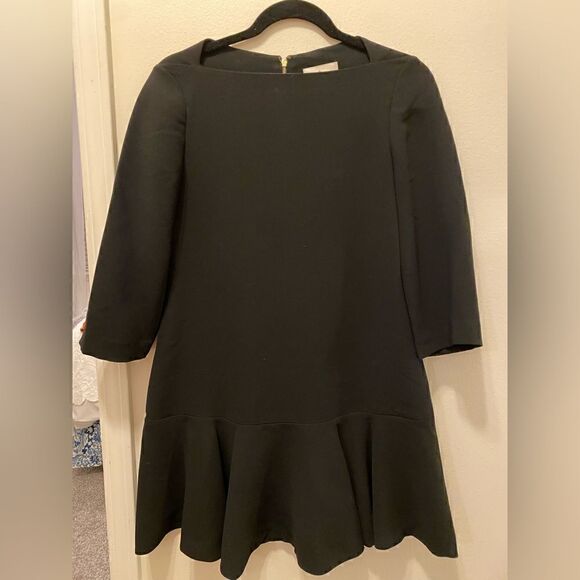Kate Spade Black Boat Neck Mini Dress 2 - Picture 4 of 6